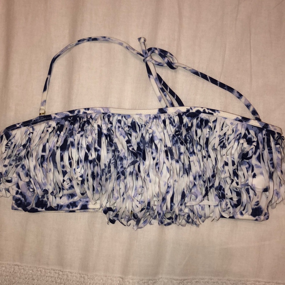 victoria’s secret tie dye swim top